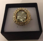RADIANT Moissanite, Diamond Ring.