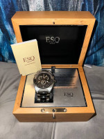 ESQ Swiss Fusion Retrograde Chronograph By Movado Like New,Never Worn.