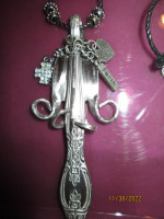 Necklaces from silverware