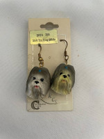 Variety of Dog Breeds Hanging Earrings.