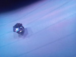 Light blue fancy Diamond w/grey 1/3c