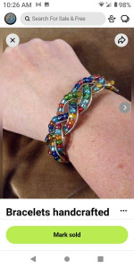 2 Bracelets hand crafted in India(now half price)