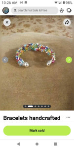 2 Bracelets hand crafted in India(now half price)