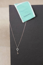 Tiffany Heart Key Pendant