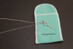 Tiffany Heart Key Pendant