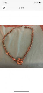 Gucci Crystal Necklace Authentic Iconic Classic Never Worn Stylish