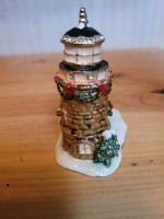 Christmas House Trinket Box Jewelry Box