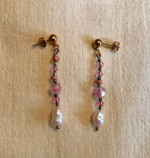 Pink beaded Earrings