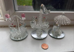 Crystal collection flower birds chicken rooster animal
