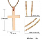 Firm Price! Brand New in a Package Gold Plated Cross Necklace