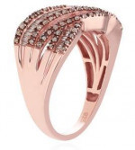 Gorgeous Natural Champagne Diamond Rings, Size 6 or 7