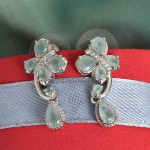 Gorgeous unique Grandidierite butterfly earrings in Sterling Silver