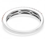 Beautiful natural champagne diamond band ring, Size 6