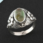 Bali Legacy Canadian Ammolite Ring, size 7