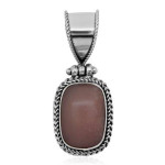 Pretty in Pink! Peach Moonstone or Pink Opal s/s pendants.