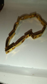 Gold Tone link bracelet