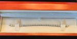 Diamond Tennis Bracelet 33 Round Brilliant-cut Diamonds-4.8+ctw 18K WG