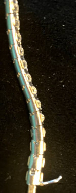Diamond Tennis Bracelet 33 Round Brilliant-cut Diamonds-4.8+ctw 18K WG