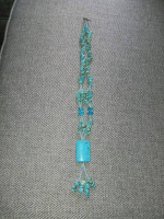 Turquoise necklace and earrings