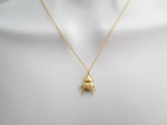Beetle necklace Cute necklace Dainty necklace