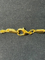 14K plated gold rope chain