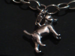 THOMAS SABO STERLING WITH  (3)  CHARM BRACELET