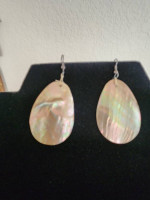 Mother of pearl Shell necklace  earrings set