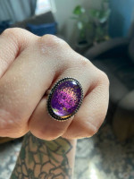 Blown glass ring