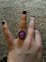 Blown glass ring