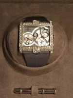 Rare Harry Winston Timepiece w 5Ct Diamonds