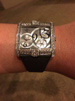 Rare Harry Winston Timepiece w 5Ct Diamonds