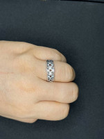 5 Emperor Coins Tibetan Silver Ring
