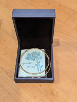 2" (55mm) Gold-plated Hoop Earrings