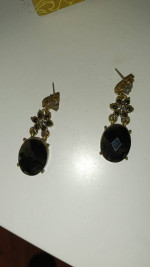 French Jet style earrings