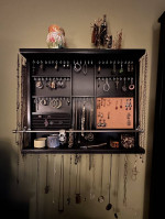 LARGE Wall Mounted Jewelry Display Shelf & Organizer