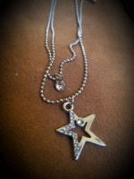 ❤GORGEOUS ❤STAR ❤DOUBLE STRAND❤ANKLET SHOW HER SHE IS❤ YOUR STAR❤