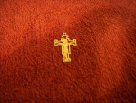 18k Yellow Gold Crucifix Pendant