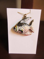 CLOISONNE FISH PENDANT