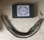Necklace - Cool multicolor triple-strand NEW