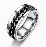 Firm Price! Brand New in a Package Men's Titanium Steel Ring, Size 10