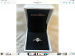 Pandora Clear Sparkling Crown Solitaire Ring
