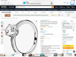 Pandora Clear Sparkling Crown Solitaire Ring