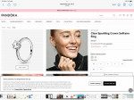 Pandora Clear Sparkling Crown Solitaire Ring