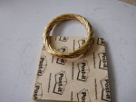 18K-750 Yellow Gold bracelet has a couple dents