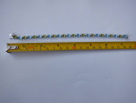 14K white gold Tennis bracelet 7 1/2" long 24 stone