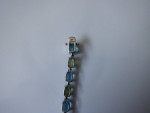 14K white gold Tennis bracelet 7 1/2" long 24 stone