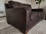 Leather Sofa and Loveseat Set