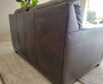 Leather Sofa and Loveseat Set