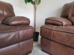 Leather Sofa Set