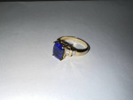 Brilliant 14kt Gold, 4.21ct Natural Tanzanite & Diamond Ring